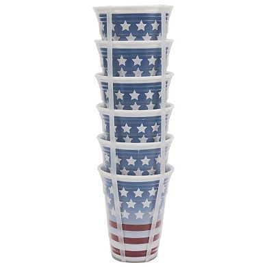 Americana 6-Piece Stars & Stripes Party Cup Set