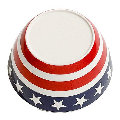 Americana Flag Cereal Bowl