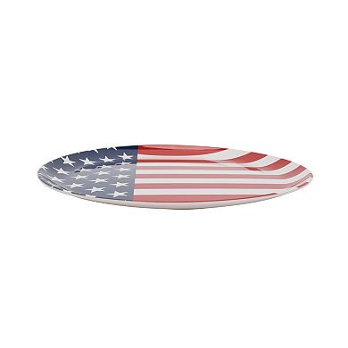 Americana Flag Dinner Plate
