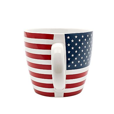 Americana American Flag Ceramic Coffee Mug