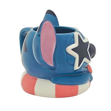 Americana Stitch Figural Mug