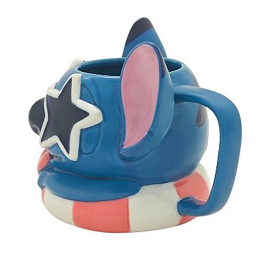 Americana Stitch Figural Mug