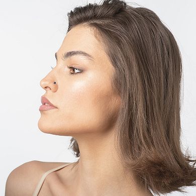 Lila Moon 14k Gold Cubic Zirconia Nose Ring Stud