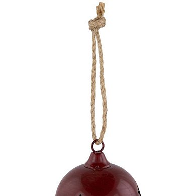 Northlight Set of 2 Antiqued Jingle Bell Christmas Ornaments