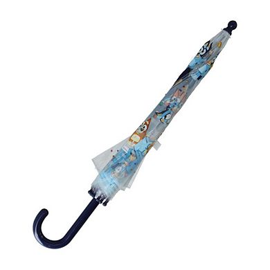 Textiel Trade Kids' Bluey & Bingo Rainy Days Stick Umbrella