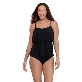 Women's Bal Harbour Triple Tier Tankini Swim Top