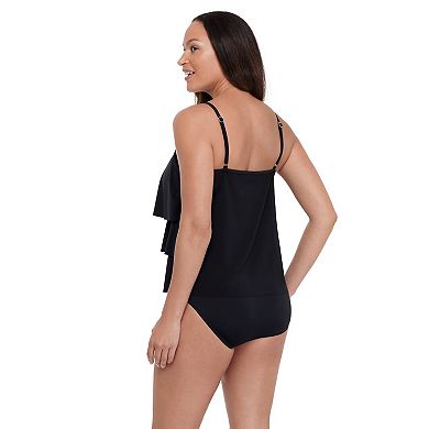 Women's Bal Harbour Triple Tier Tankini Swim Top