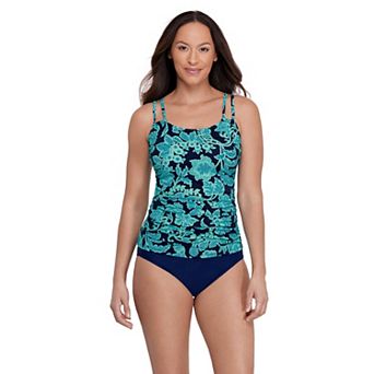 Women's Bal Harbour Tunnel Scoop Tankini Swim Top