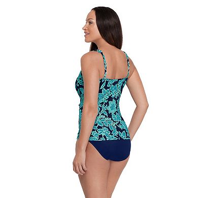 Women's Bal Harbour Tunnel Scoop Tankini Swim Top
