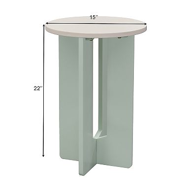 INK+IVY Charlie Round End Table