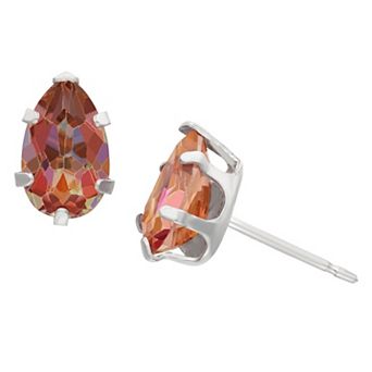 Designs by Gioelli Sterling Silver Azotic Topaz Stud Earrings