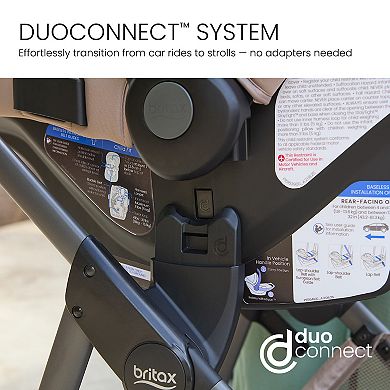 Britax Phases Travel System Car Seat & StayTight Base