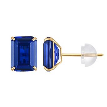 Designs by Gioelli 14k Gold Gemstone Stud Earrings