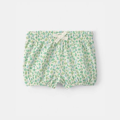 Baby Girl Carter's 3-Piece Shell Top, Bodysuit & Shorts Set