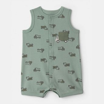 Baby Boy Carter's Dump Truck Romper