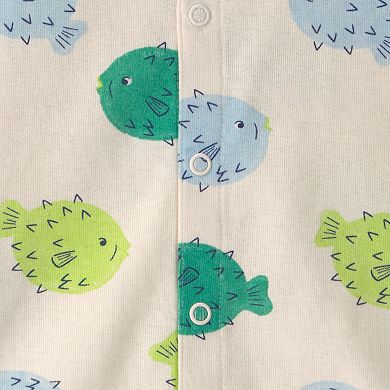 Baby Boy Carter's Pufferfish Sleeveless Romper