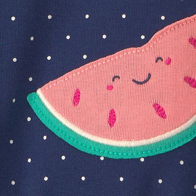 Baby Girl Carter's Watermelon Print Romper