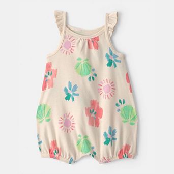 Baby Girl Carter's Summer Beach Sleeveless Romper