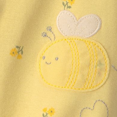 Baby Girl Carter's Bee Embroidered Romper