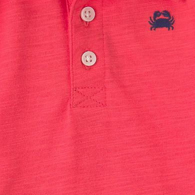 Baby Boy Carter's 2-Piece Polo Bodysuit & Shorts Set