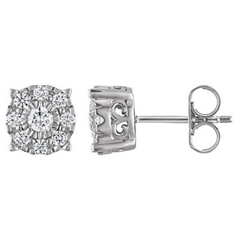 NaturaLux™ T.W. Lab Grown Diamond Stud Earrings