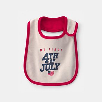 Baby Boy Carter's My First 4th of July Bib