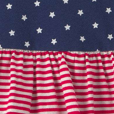 Baby Girl Carter's American Flag Sleeveless Bodysuit Dress
