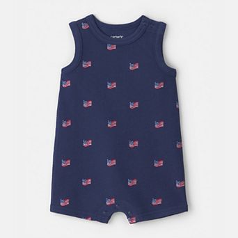 Baby Boy Carter's American Flag Sleeveless Romper