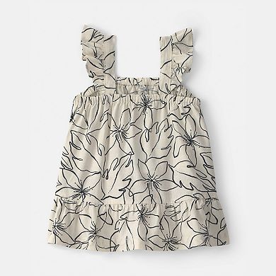 Baby Girl Carter's Floral Ruffle Dress