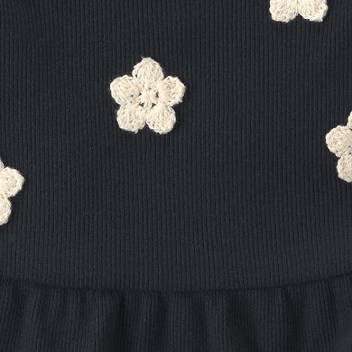 Baby Girl Carter's 2-Piece Floral Embroidered Top & Short Set