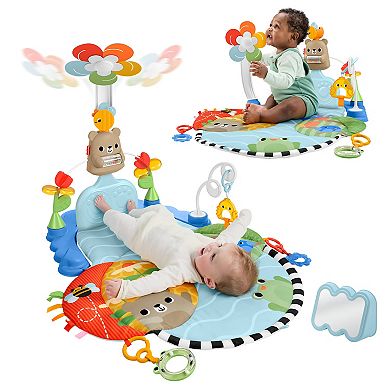 Fisher-Price 3-in-1 Kick & Sway Activity Gym Play Mat & Sensory Toys