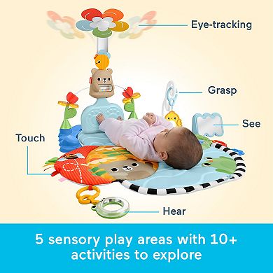 Fisher-Price 3-in-1 Kick & Sway Activity Gym Play Mat & Sensory Toys