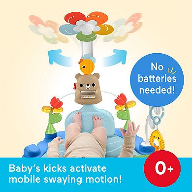 Fisher-Price 3-in-1 Kick & Sway Activity Gym Play Mat & Sensory Toys