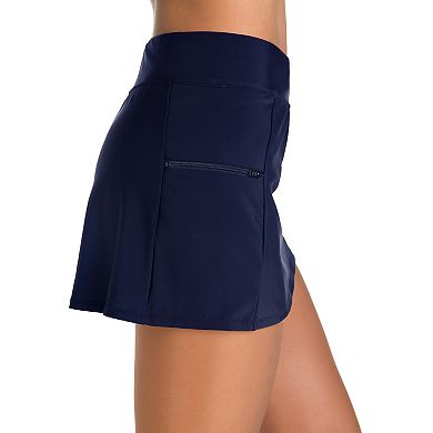 Women's Bal Harbour Skort with Side Zipper Pocket
