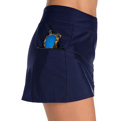 Women's Bal Harbour Skort with Side Zipper Pocket