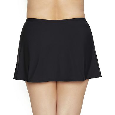 Plus Size Bal Harbour Side Slit Swim Skirt