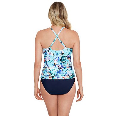 Women's Bal Harbour High Neck Keyhole Tankini Swim Top