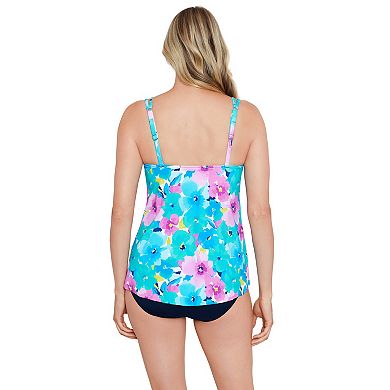 Women's Bal Harbour Princess Seam Fauxkini Swim Top
