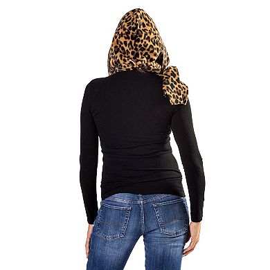 Linda Anderson Stella Fleece Hooded Wraparound Scarf