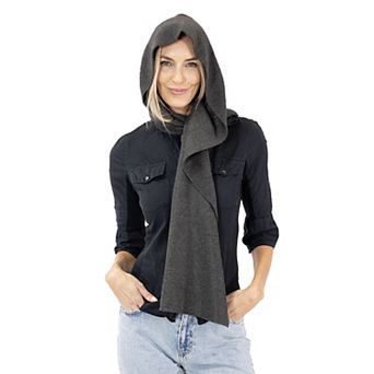 Linda Anderson Stella Fleece Hooded Wraparound Scarf