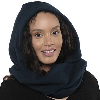 Linda Anderson Stella Fleece Hooded Wraparound Scarf