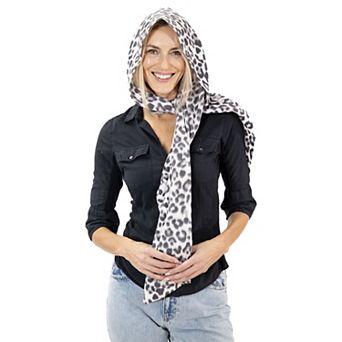 Linda Anderson Stella Fleece Hooded Wraparound Scarf