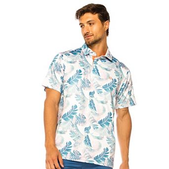 Men's Off the Tee TROPICAL LEAF Performance Polo
