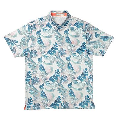 Men's Off the Tee TROPICAL LEAF Performance Polo