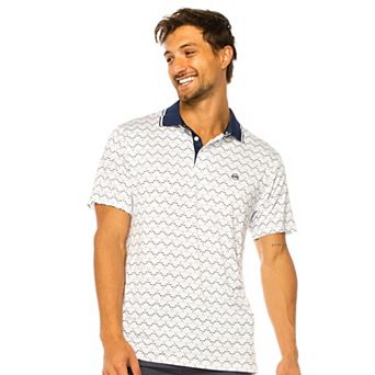 Men's Off the Tee FAIRWAY Performance Polo with Golf Print
