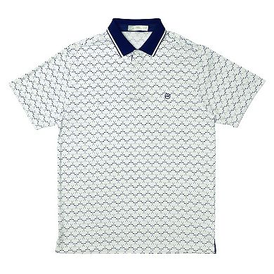 Men's Off the Tee FAIRWAY Performance Polo with Golf Print