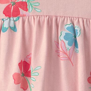 Baby Girl Carter's Floral Sleeveless Bodysuit Dress