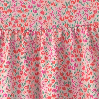 Toddler Girl Carter's 2-Piece Floral Top & Short Set