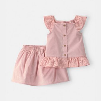 Toddler Girl Carter’s 2 pc Top & Skirt Set