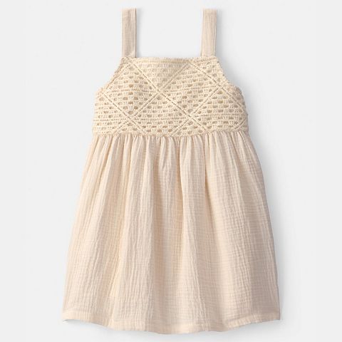 Детское платье Carter's из вязаного кружева, для малышек